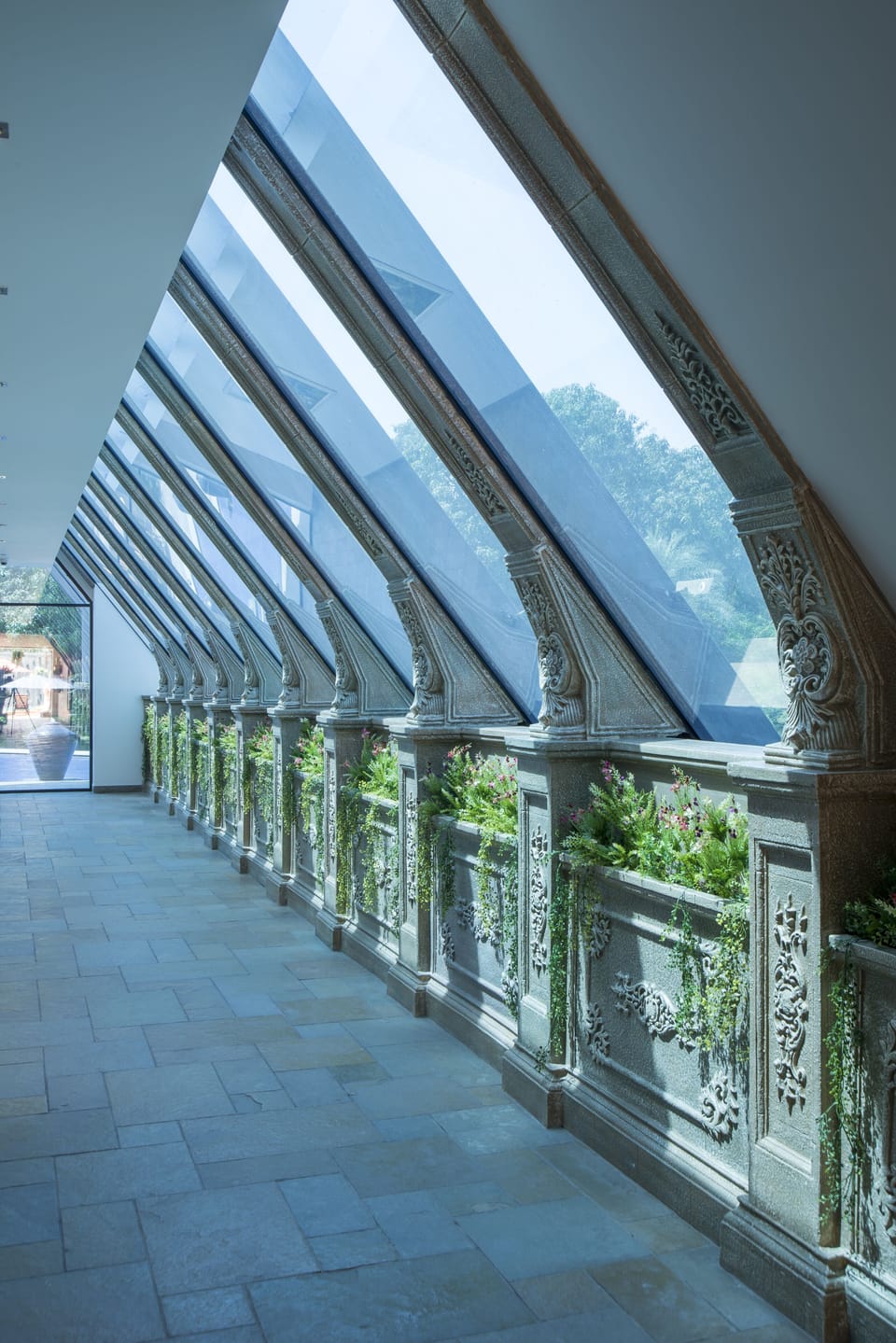 Interior entrance
