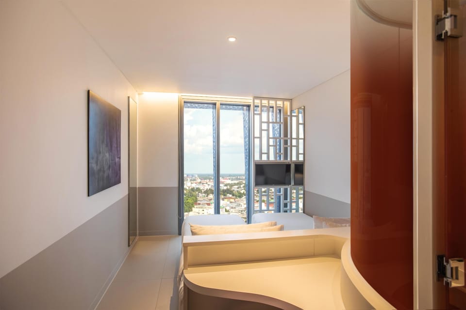 Room, 2 Twin Beds, City View | Premium bedding, down comforters, memory foam beds, minibar