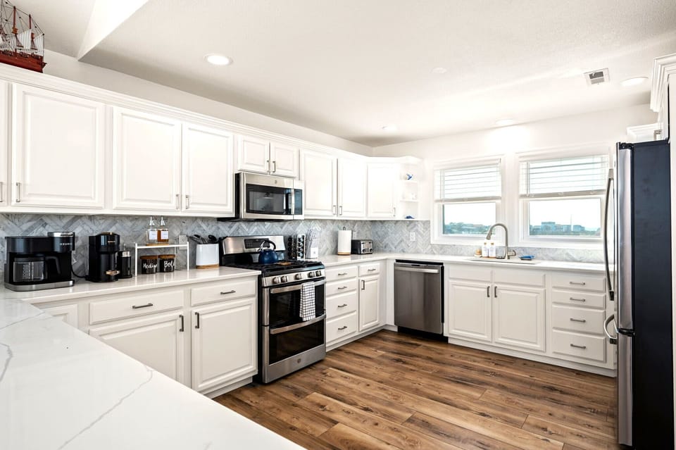 Our kitchen is fully equipped with top-of-the-line appliances, ensuring everything you need for effortless cooking and culinary adventures.