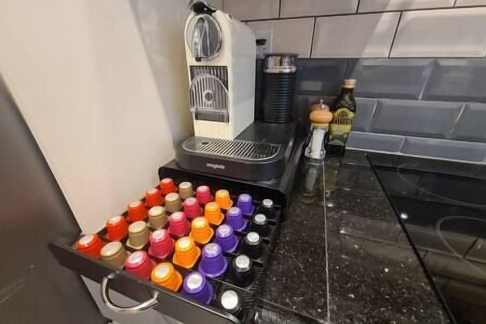 Take your pick of a wide selection of coffee and tea