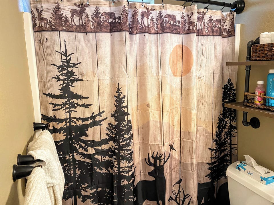 Serenity in the Rockies SkyRun in Estes Park new shower curtain