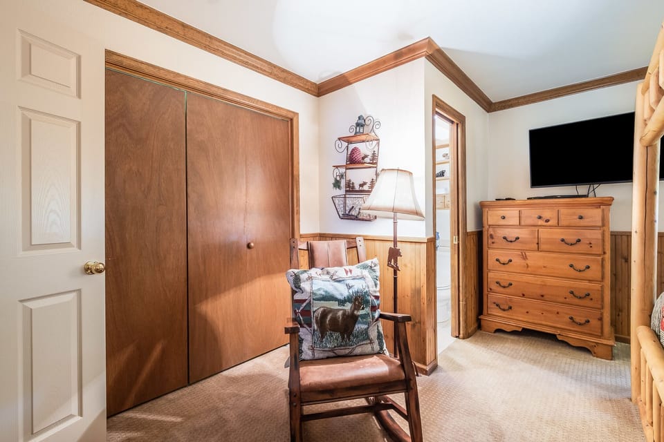 Read a book on the rocking chair in the guest bedroom.