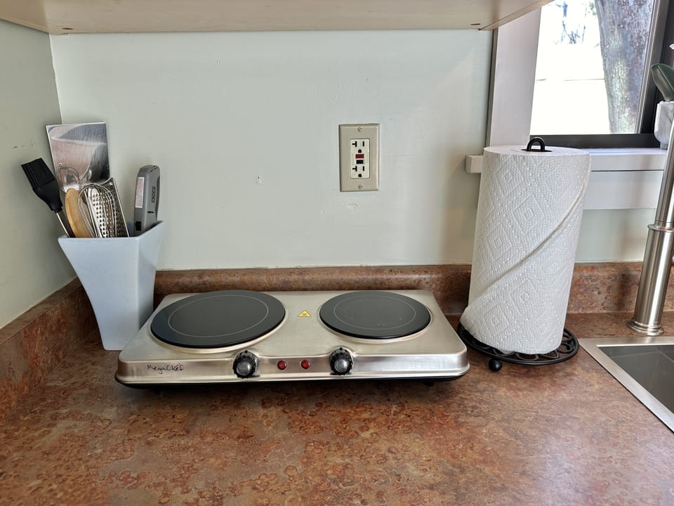Hot place to use for cooking with pots and pans. 