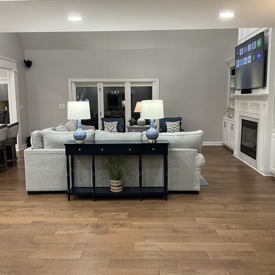 Entrance to open floor plan
