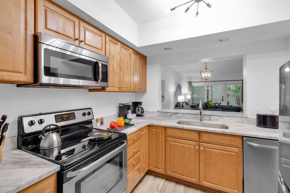 Fully equipped kitchen for your culinary exploits