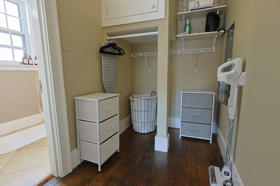 A place for everything, so you can focus on fun! Our super-organized utility space is at your service.