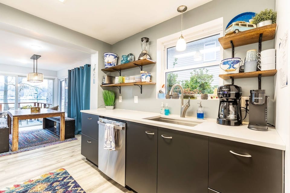 Ground coffee and Keurig cups will be ready for you at check-in.
