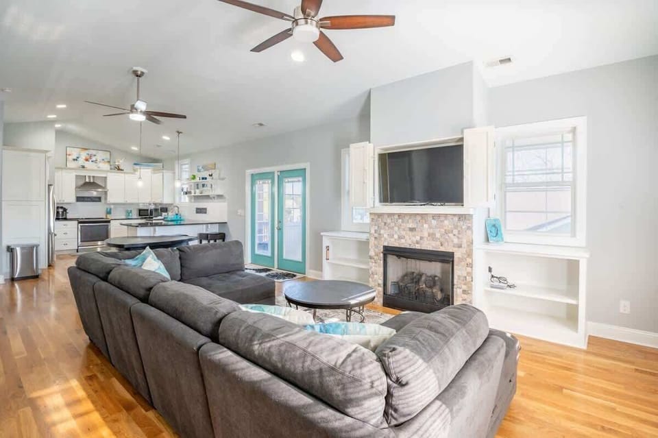 Living Room with Sectional Sofa