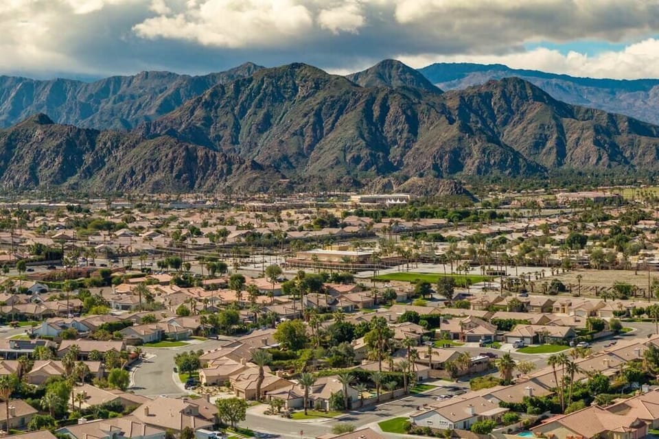 View of the mountains behind the Ocotillo property. Great for hiking and beautiful walks. 