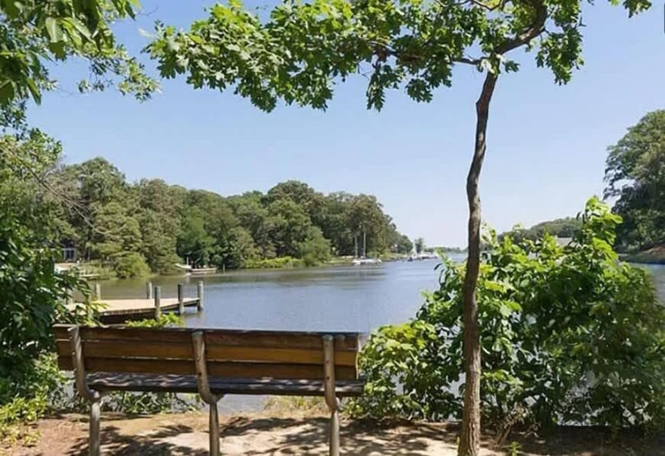 Follow the neighborhood walking trails to relax by the water. 