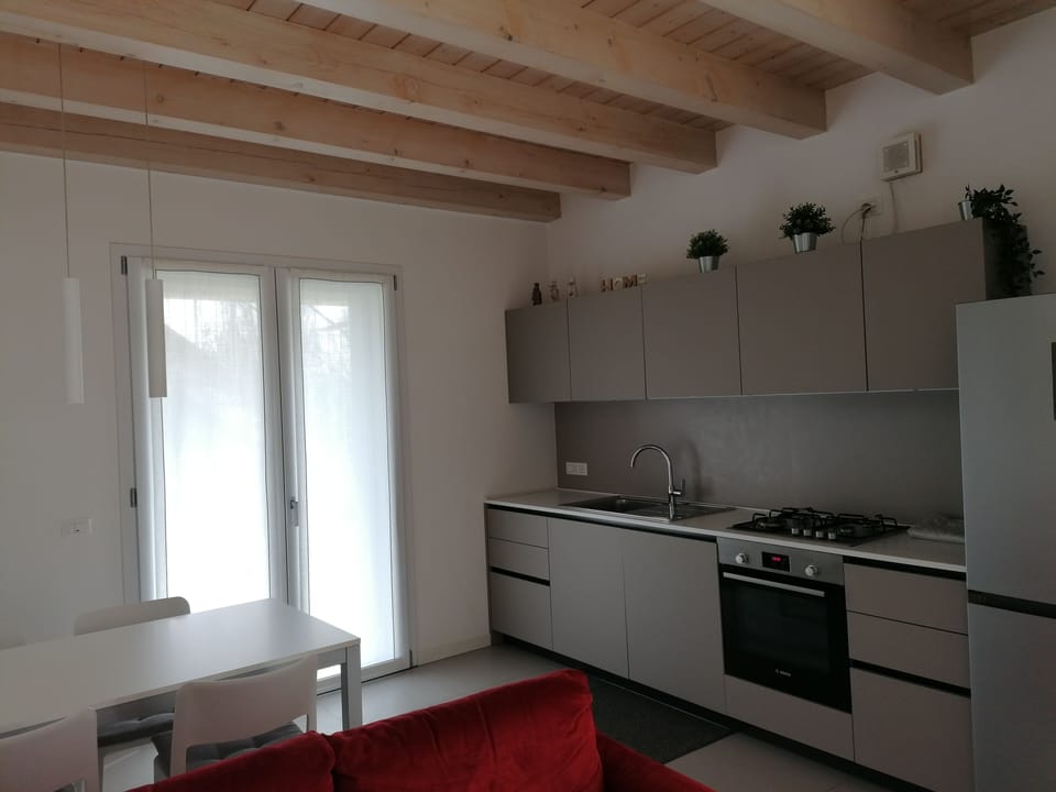 Apartment, 1 King Bed | Private kitchen