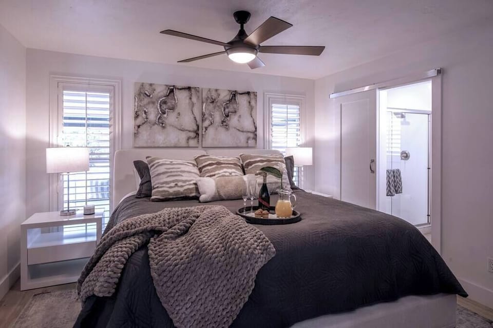 Regal comfort awaits: Unwind in the lap of luxury with a king-sized bed, transforming your bedroom into a haven of relaxation and style