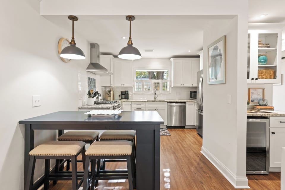 Tranquility - Kitchen is open to family room