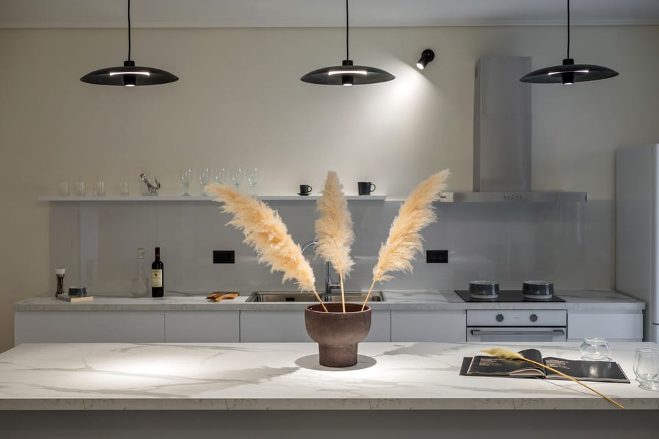 Classic Apartment | Private kitchen | Fridge, oven, electric kettle, toaster