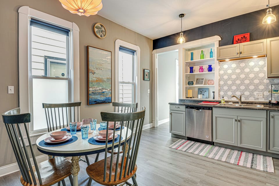 Dining Area | Dishware/Flatware | 1st Floor