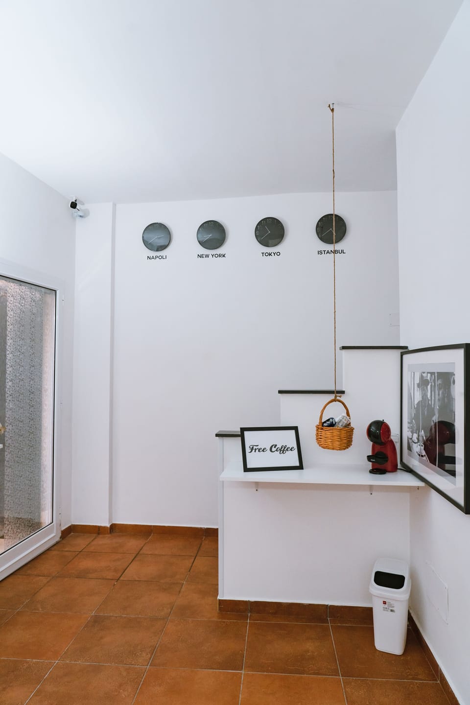Interior entrance