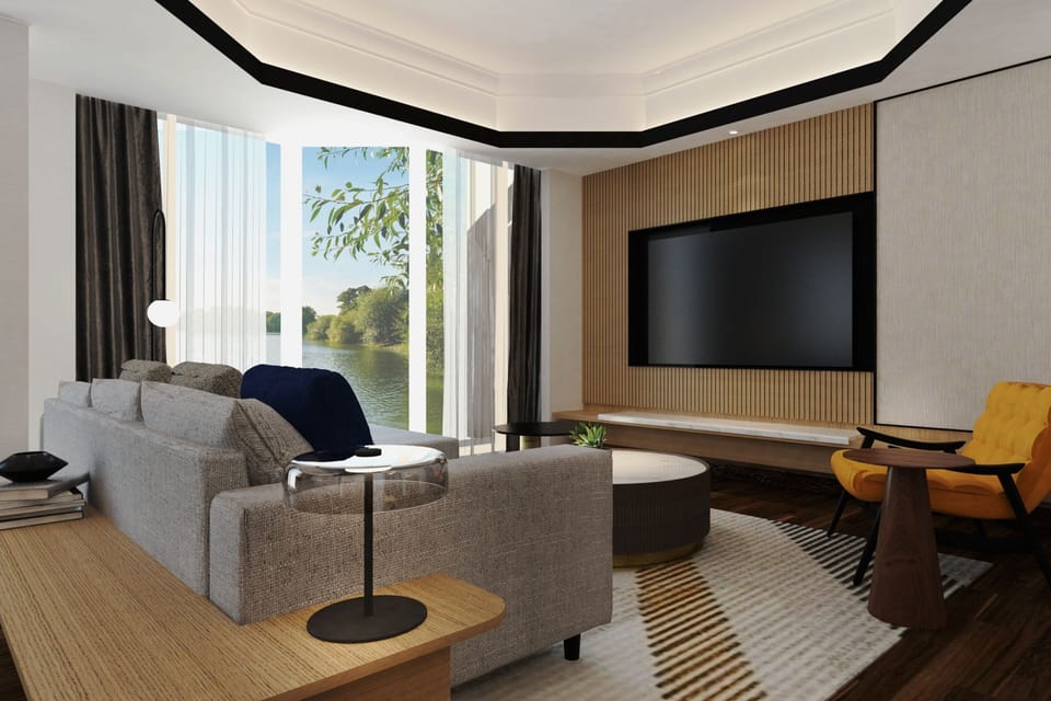 55-inch Smart TV with cable channels
