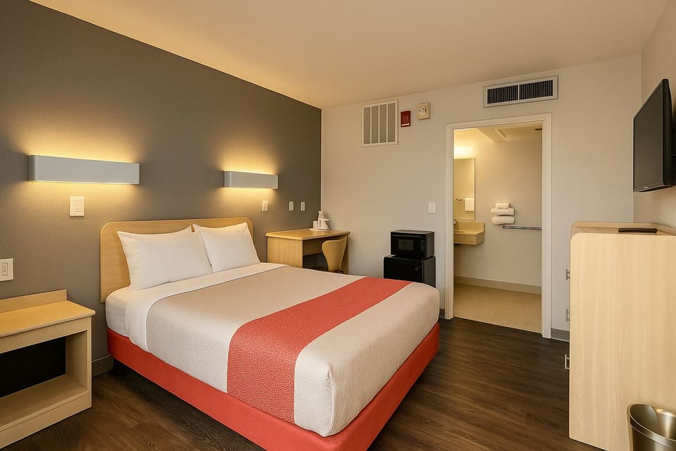 Free WiFi, bed sheets