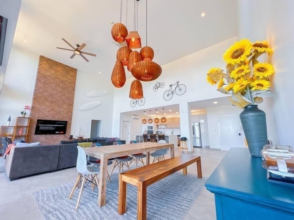 Premium Penthouse | Living area | 60-inch flat-screen TV with digital channels