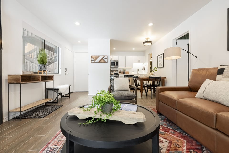Entry into living area
