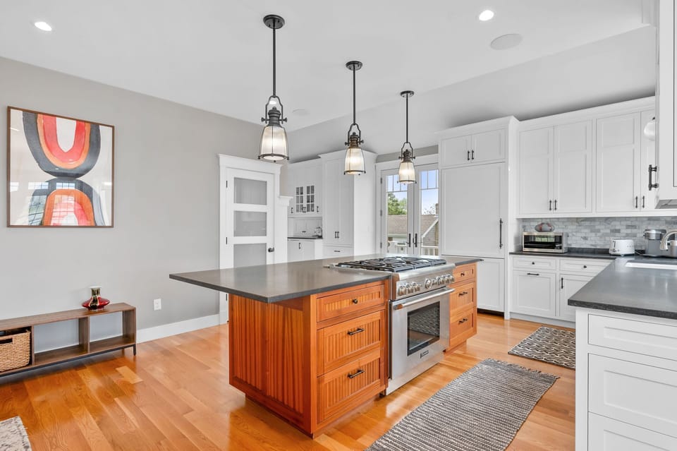 Large kitchen island