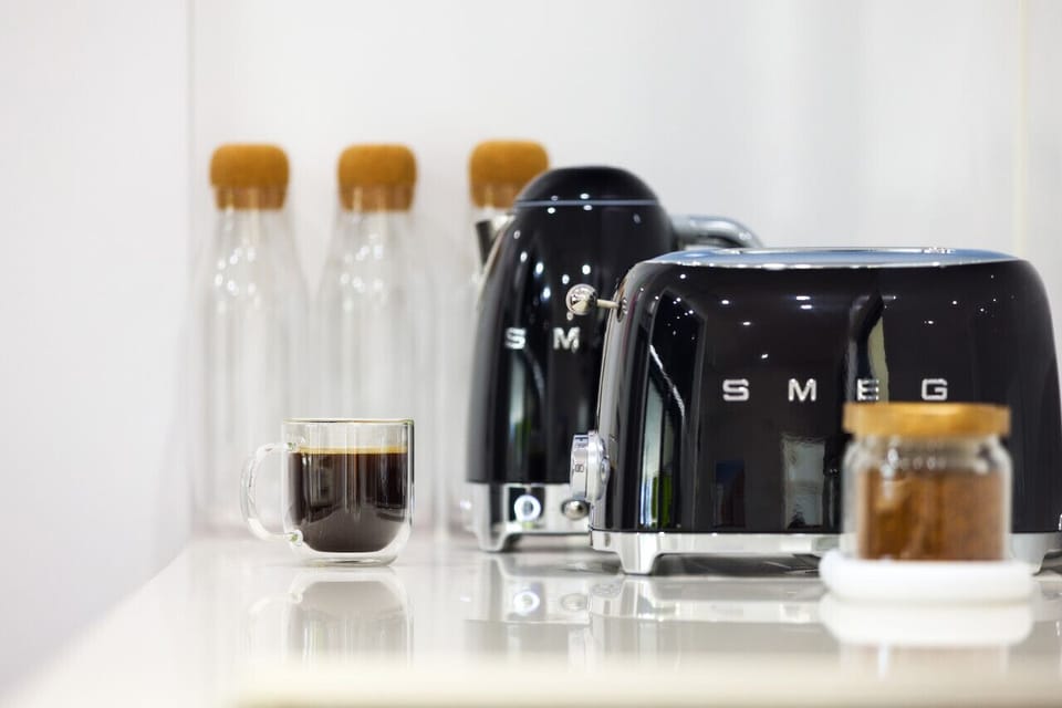 Luxury kitchen appliances, for the ultimate stay
