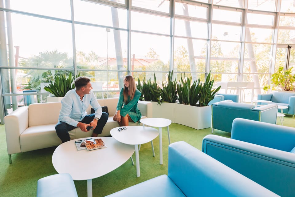 Lobby sitting area