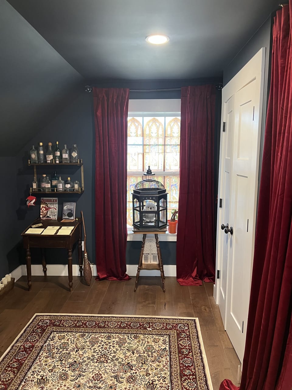 Harry Potter Room! HP fans will love waking up immersed in the wizarding world.