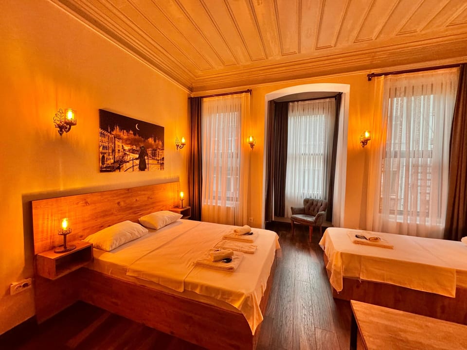 Standard Family Room | Premium bedding, minibar, desk, laptop workspace