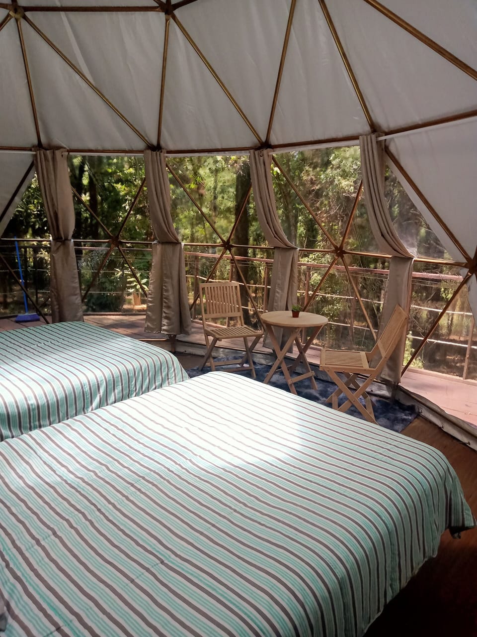 Family Double Room, 2 Double Beds, Non Smoking, Mountain View | Premium bedding, down comforters, desk, laptop workspace