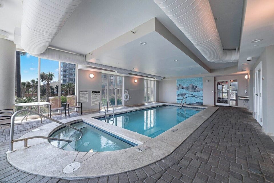 Indoor pool and Hot tub