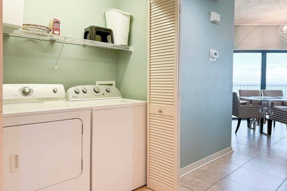 Washer and dryer in unit