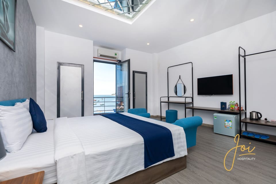 Panoramic Double Room, Balcony, Beach View | View from room