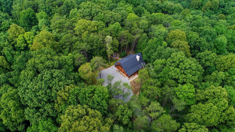 Private and wooded location 