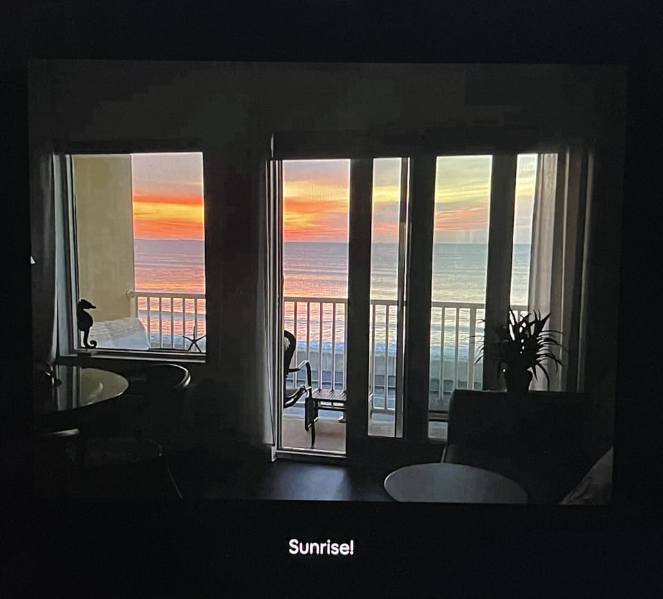 Sunrise from bed 👀