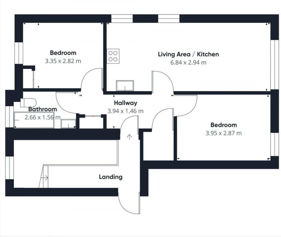 House | 2 bedrooms, iron/ironing board