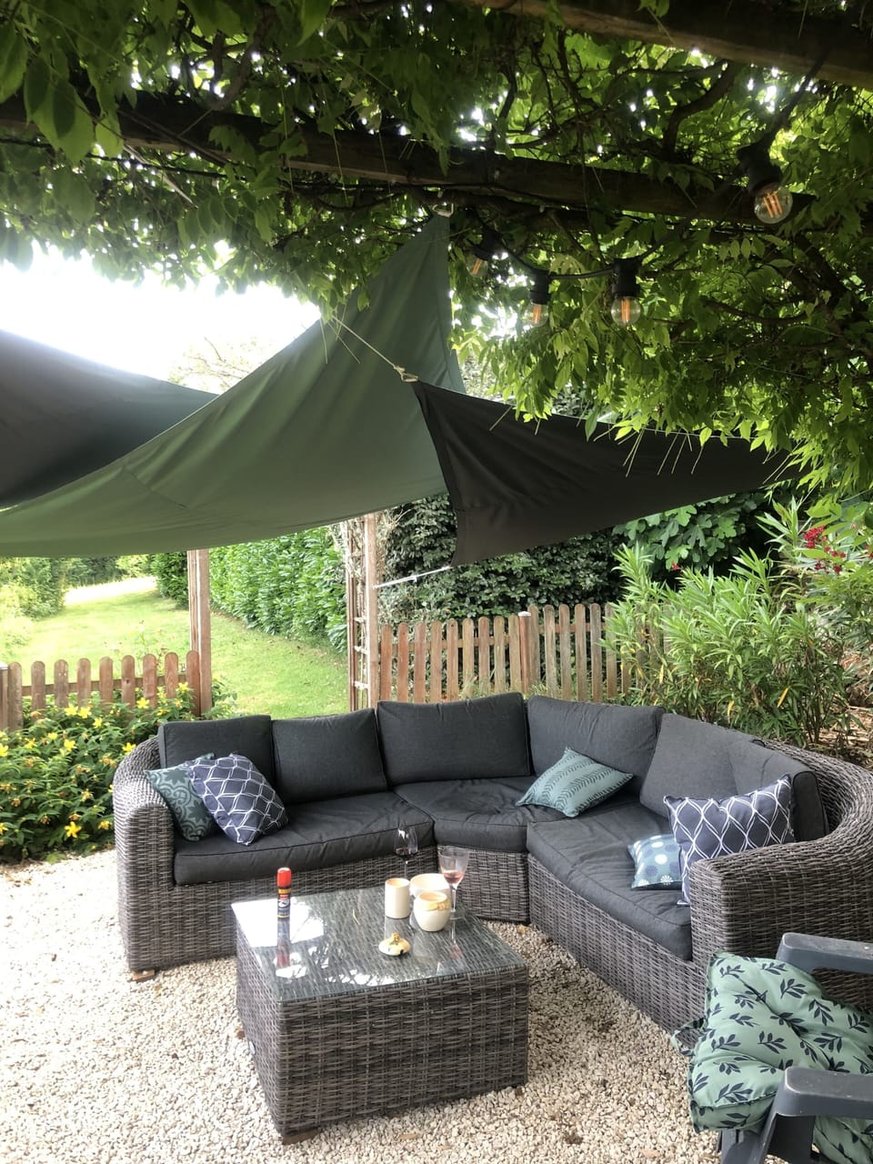 Outdoor seating area