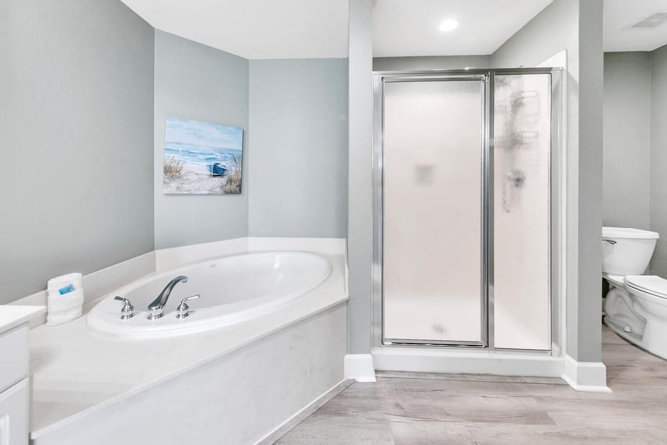 Master tub and shower