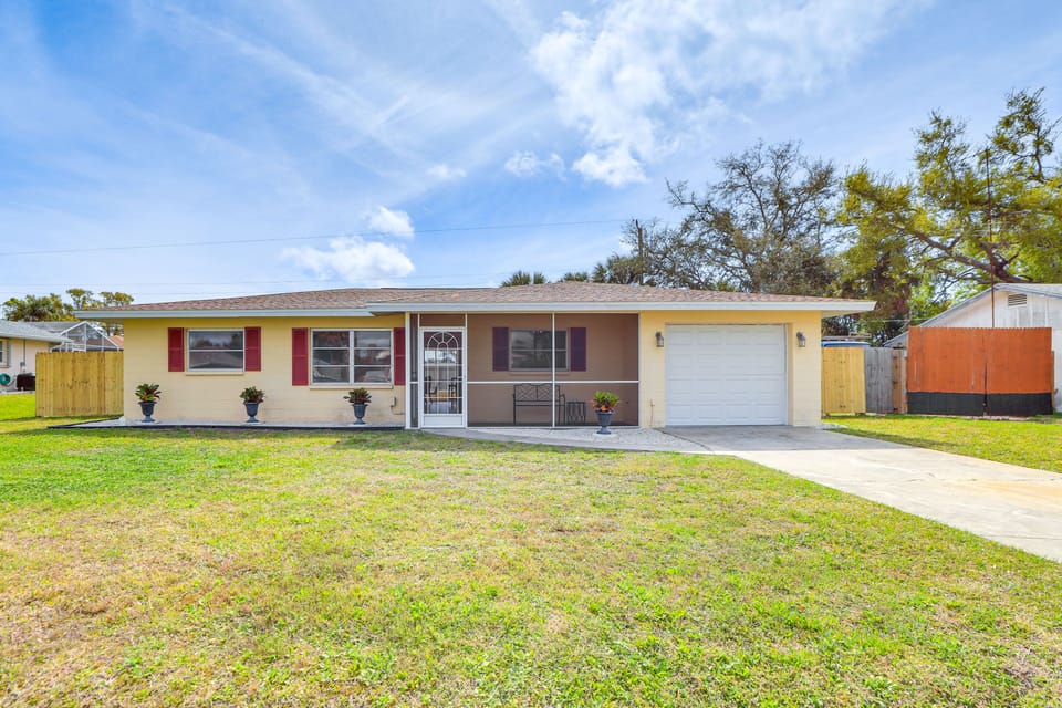 Home Exterior | Fenced-In Yard | BBQ Grill