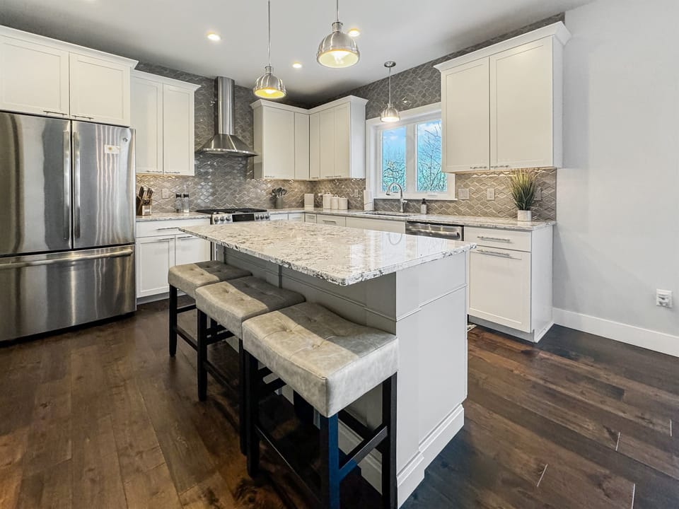 Chef's kitchen with everything you need to make a gourmet meal or food on the run.