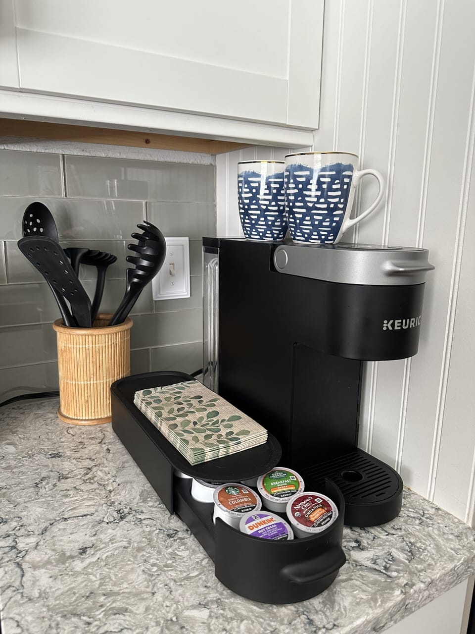 Keurig single cup coffee maker provided