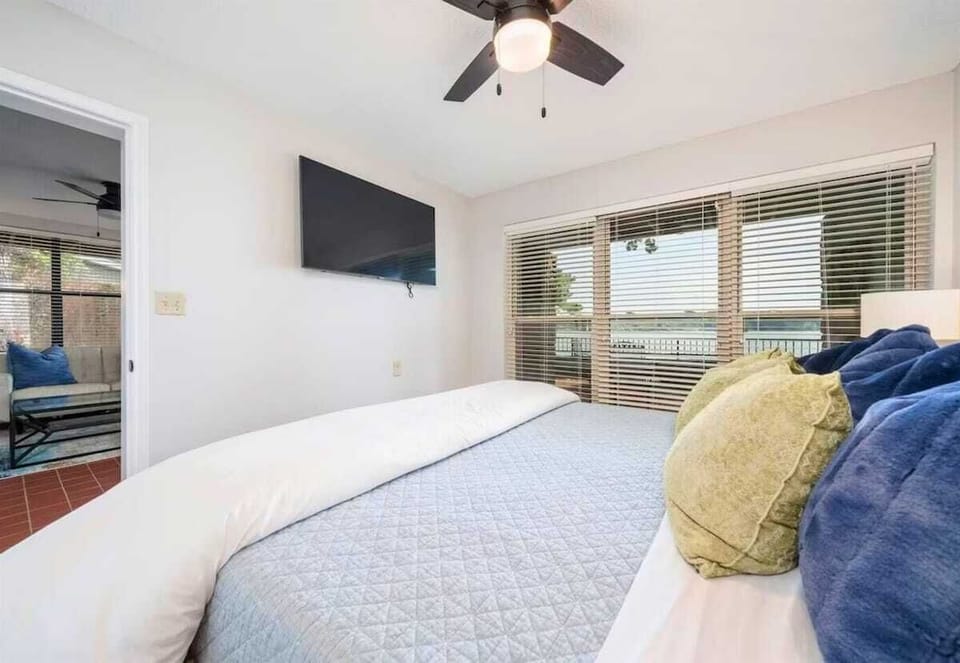 Large windows let in plenty of natural light, offering beautiful views of the surroundings.