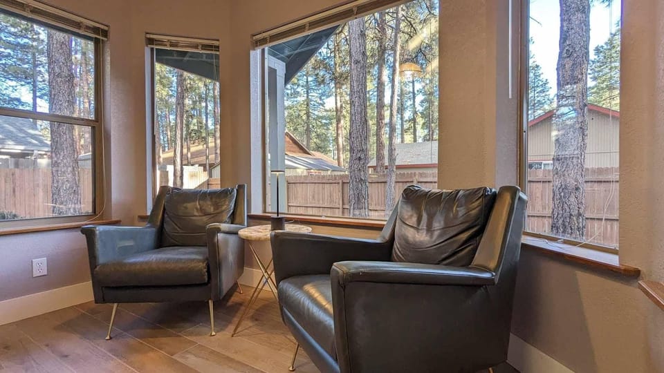 Enjoy your morning coffee or relax and read a book in this cozy corner