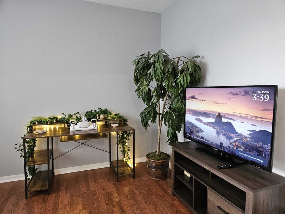 Wind down with a movie after the parks while everyone finally gets a chance to relax together.