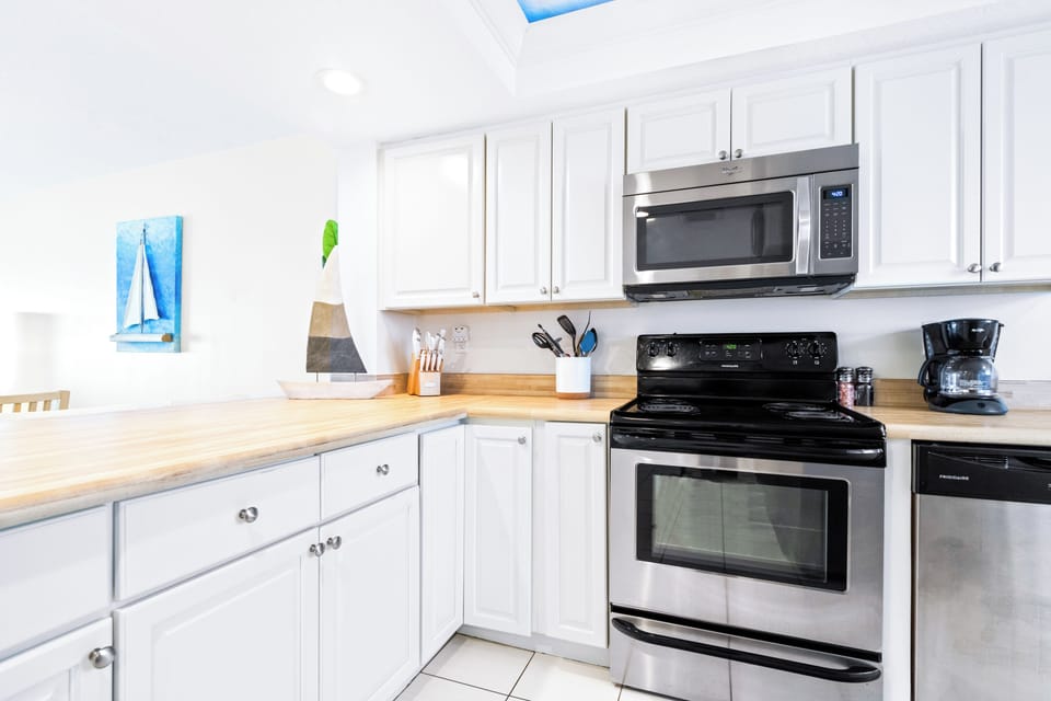 Fully equipped kitchen with all the essentials