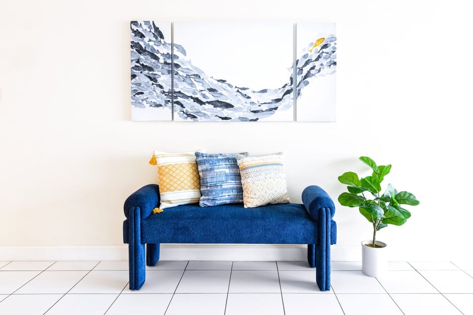 Coastal accents touches throughout
