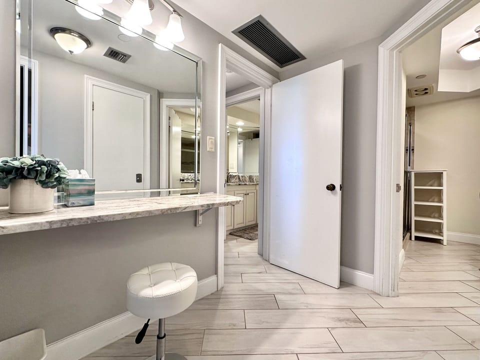 Vanity in the south master suite.