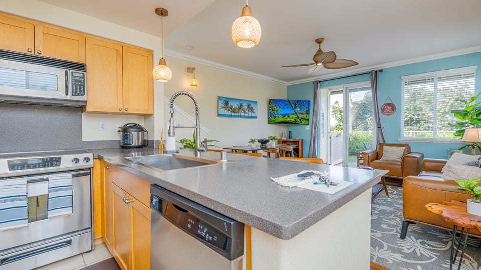 Kitchen to Living Area