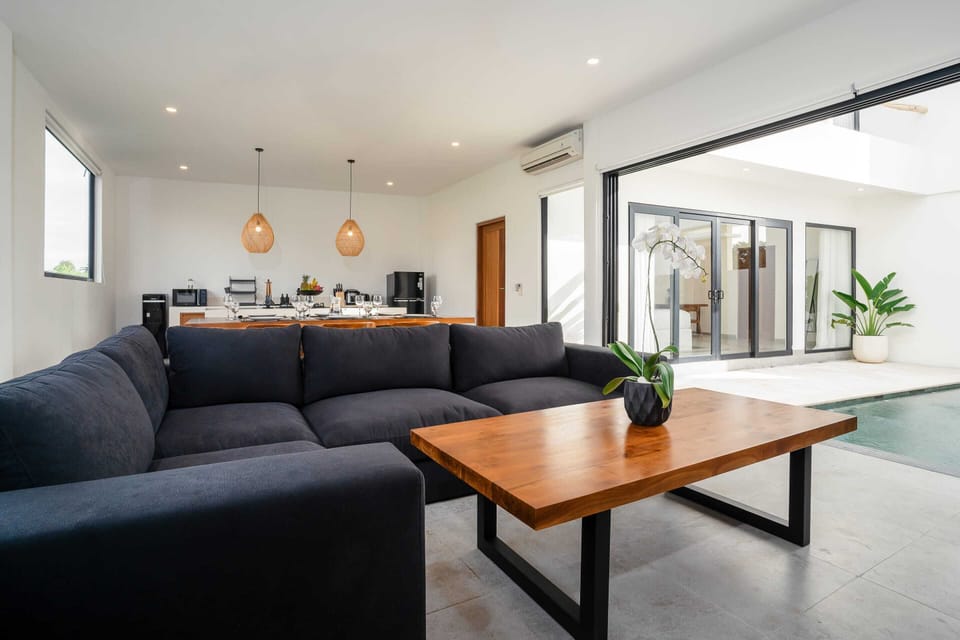 Basic Villa | Living area | 50-inch Smart TV with digital channels, streaming services