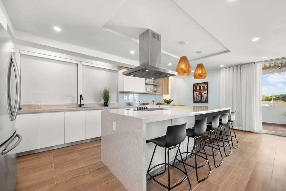 Savor every bite in this stylish dining.